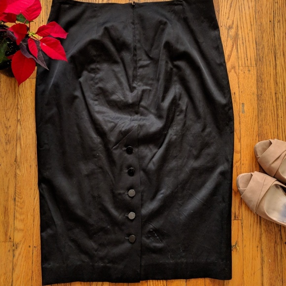 💓 Cocktail Party 💓 | bebe Black Pencil Skirt - Picture 2 of 2